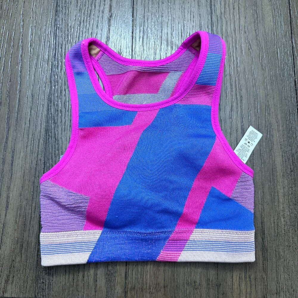 NIKE ICON CLASH Seamless Light Support Sports Training Bra Sz S